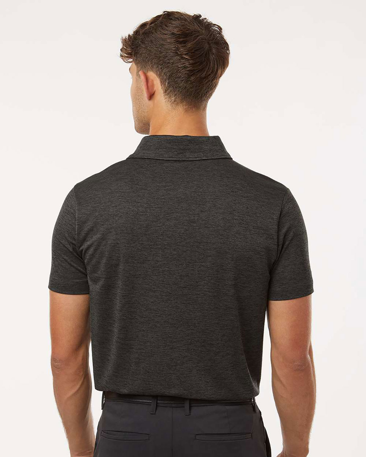 AllPro 4HM00 Men's Pro-Lock Performance M�lange Polo view 2