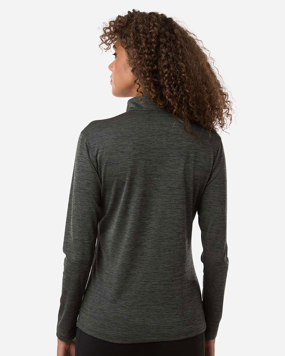 AllPro 4HM70L Women's Pro-Lock Performance M�lange Quarter-Zip Pullover view 2