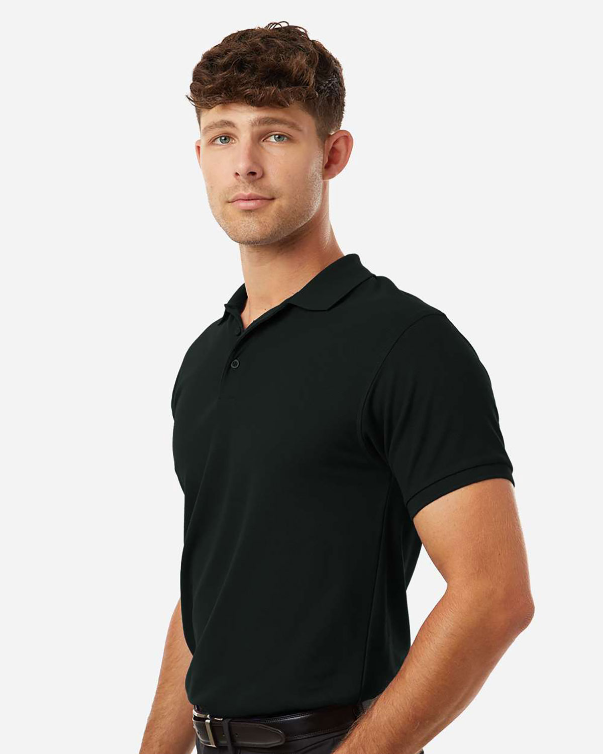 AllPro 62800T Men's Tall Pique Polo view 3
