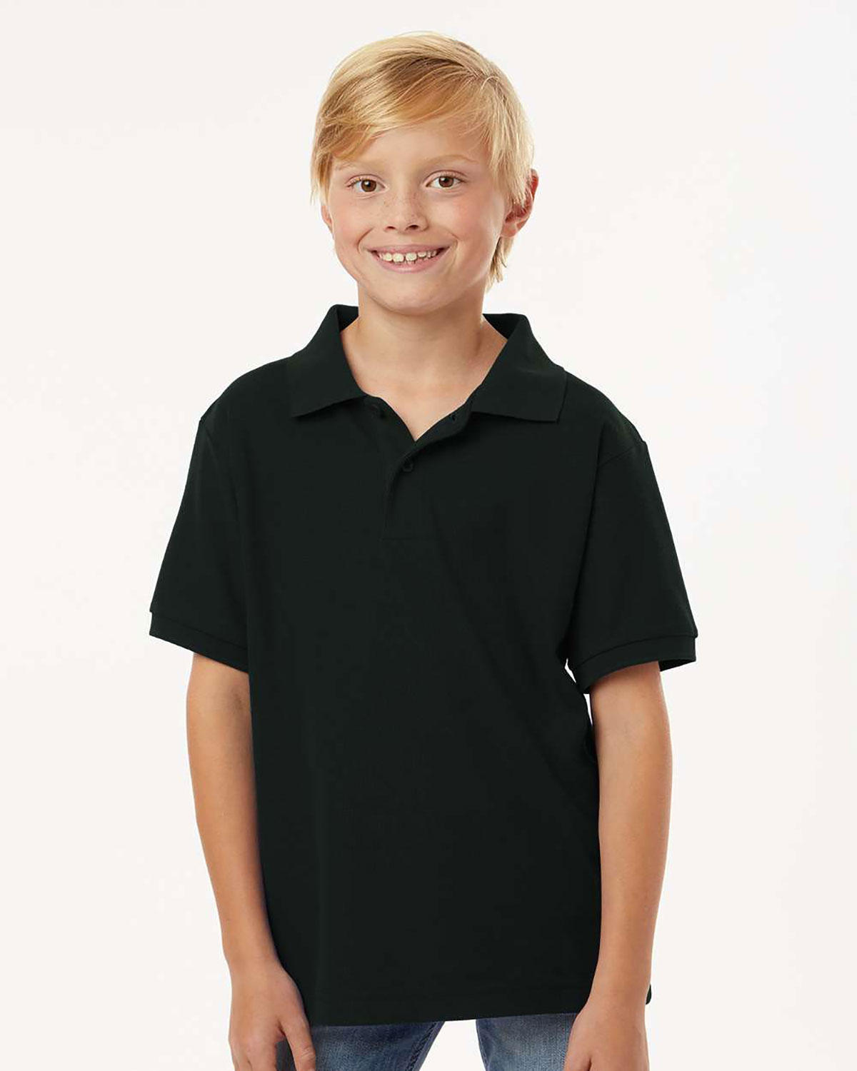 AllPro 62800Y Youth Pique Polo
