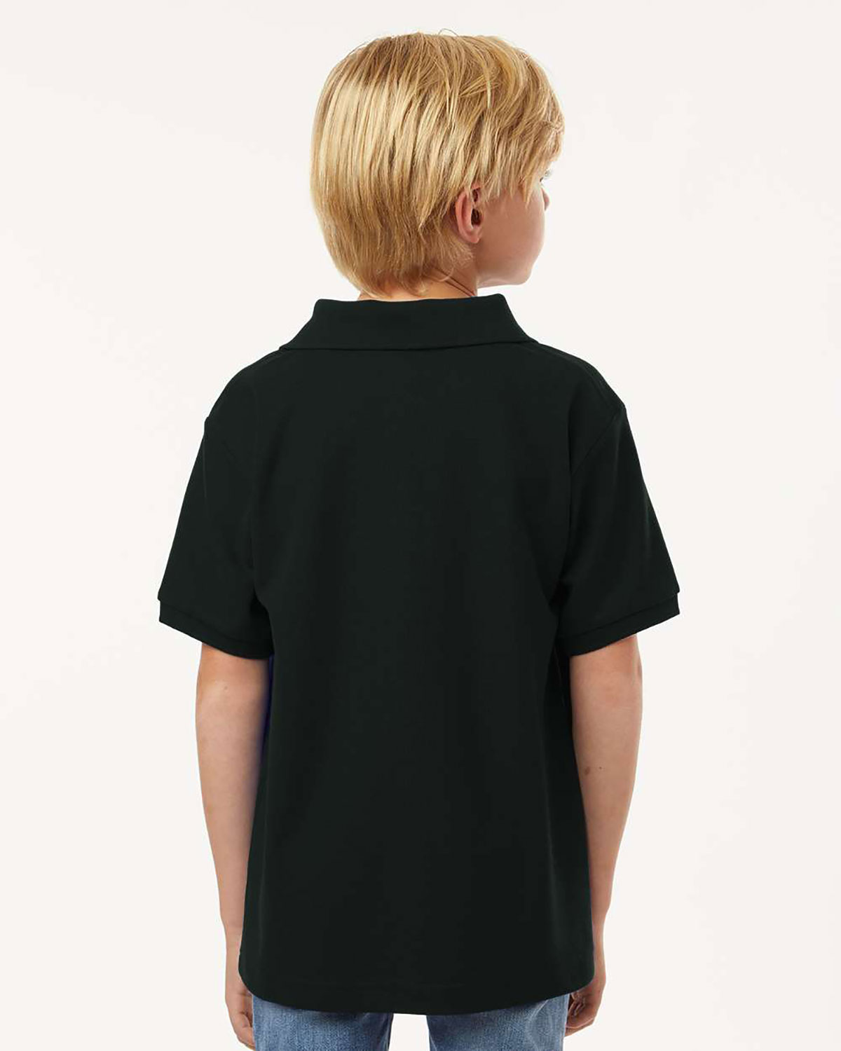 AllPro 62800Y Youth Pique Polo view 2