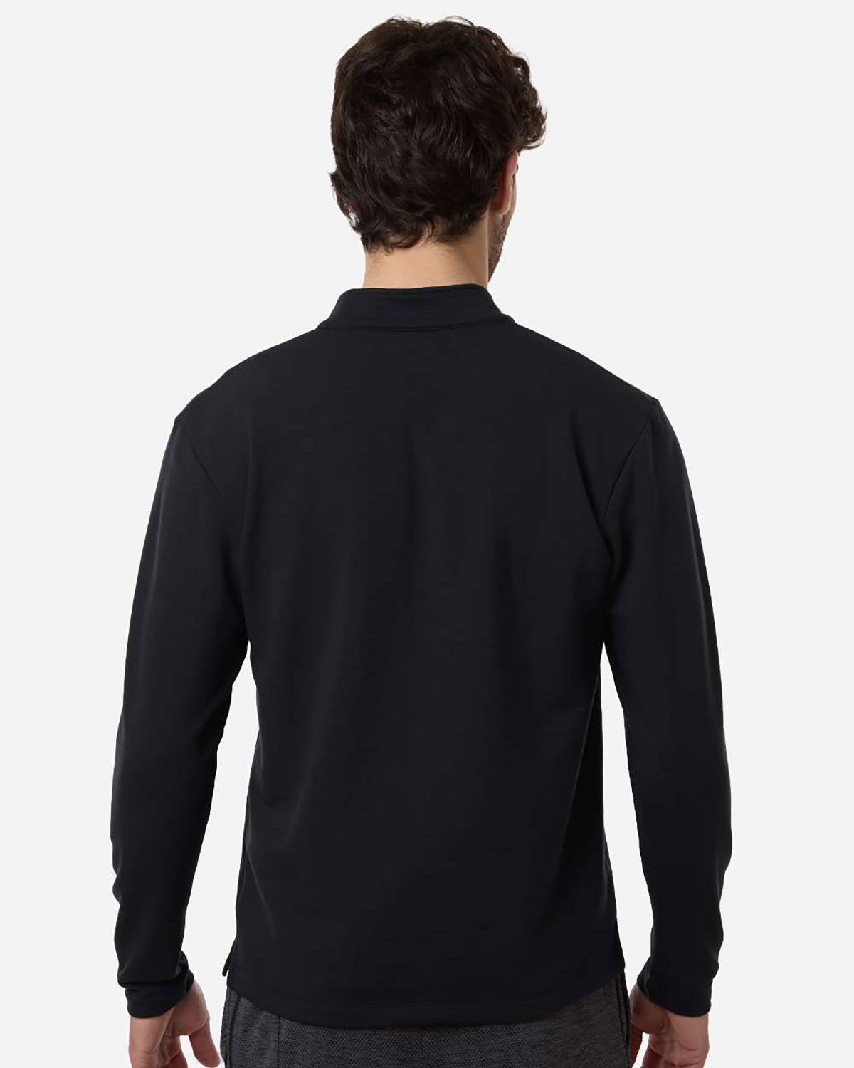 AllPro STF870 Men's Stretch Quarter-Zip Fleece Pullover view 2