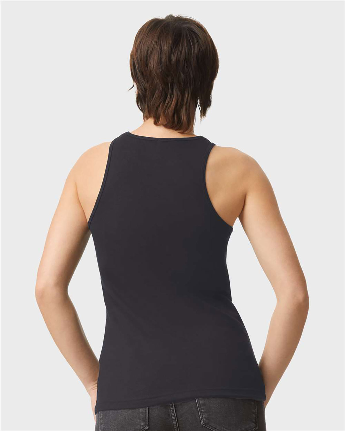 American Apparel 101CVC Women's CVC Racerback Tank view 2