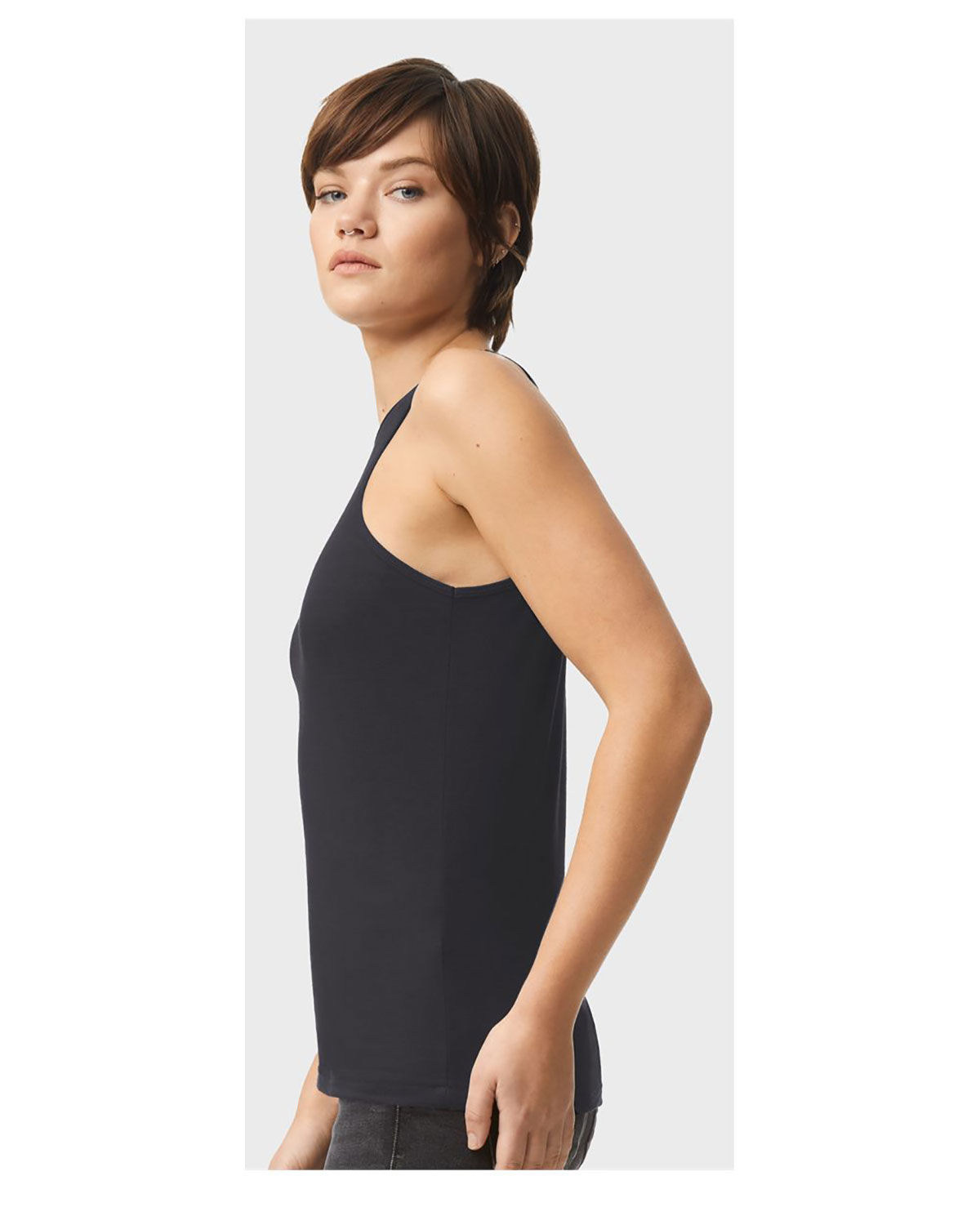 American Apparel 101CVC Women's CVC Racerback Tank view 3