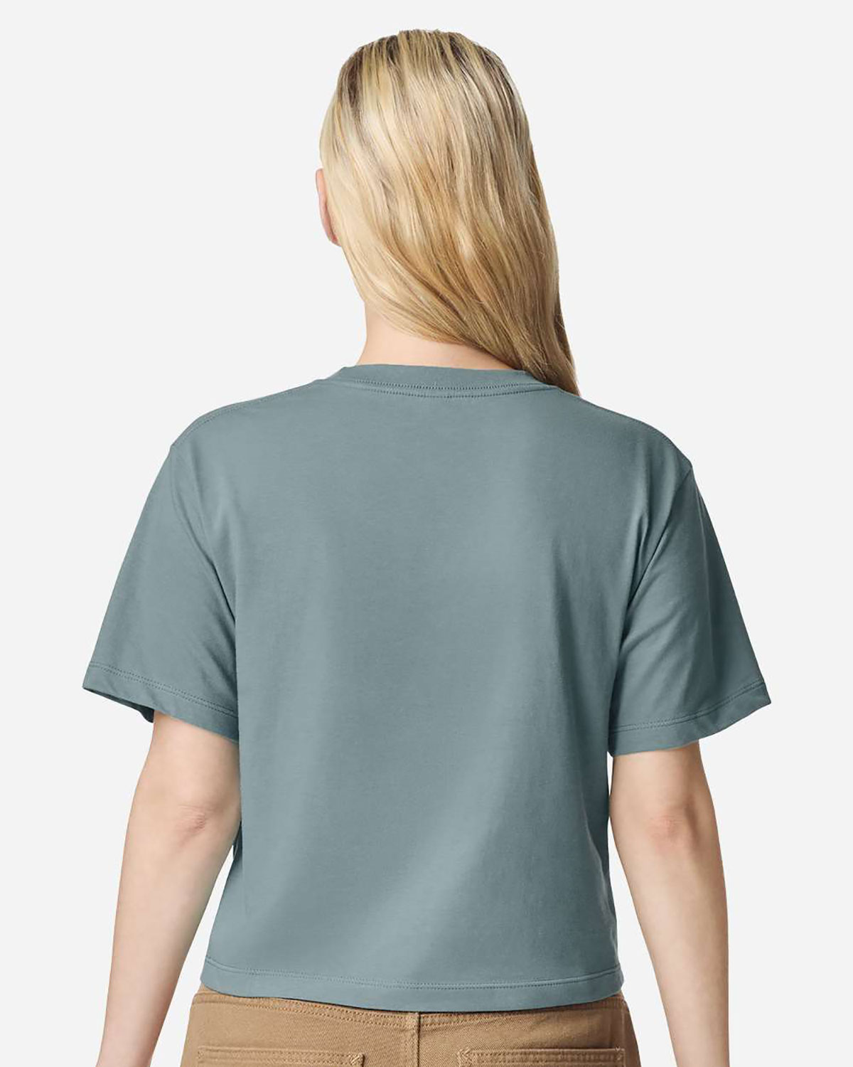 American Apparel 102AM Ladies' Fine Jersey Boxy T-Shirt view 2