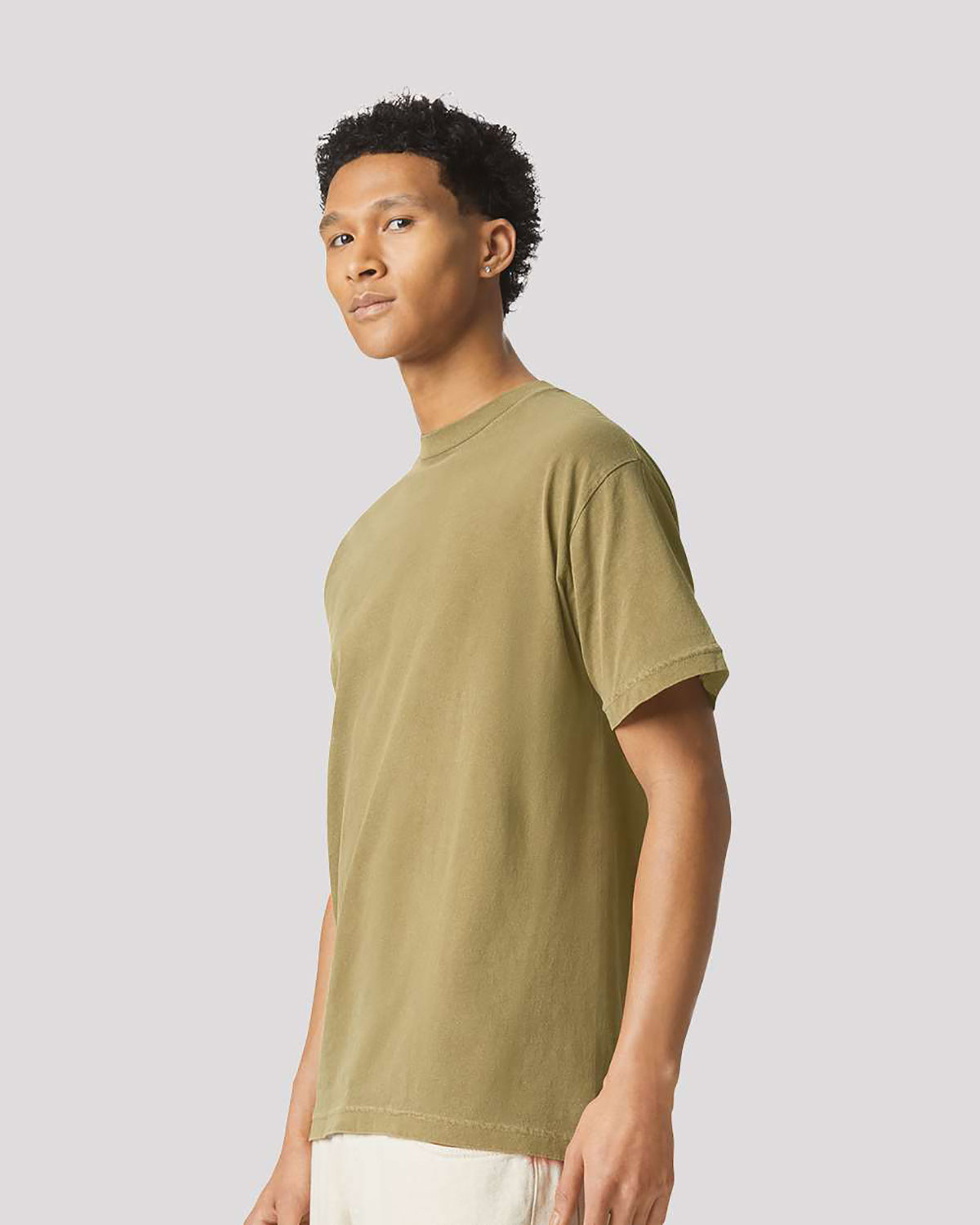 American Apparel 1301GD Unisex Heavyweight Cotton Garment-Dyed Tee view 3