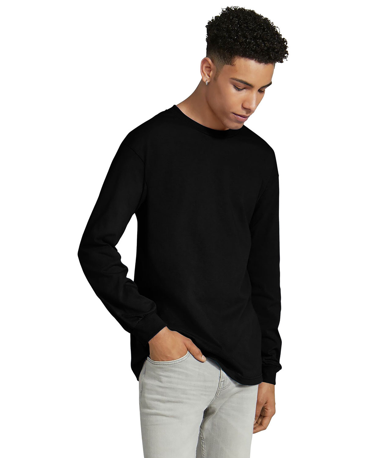 American Apparel 1304 Unisex Heavyweight Cotton Long Sleeve Tee
