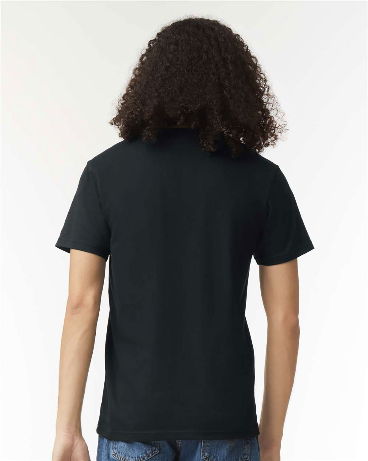 American Apparel 2006CVC Unisex CVC V-Neck Tee view 2