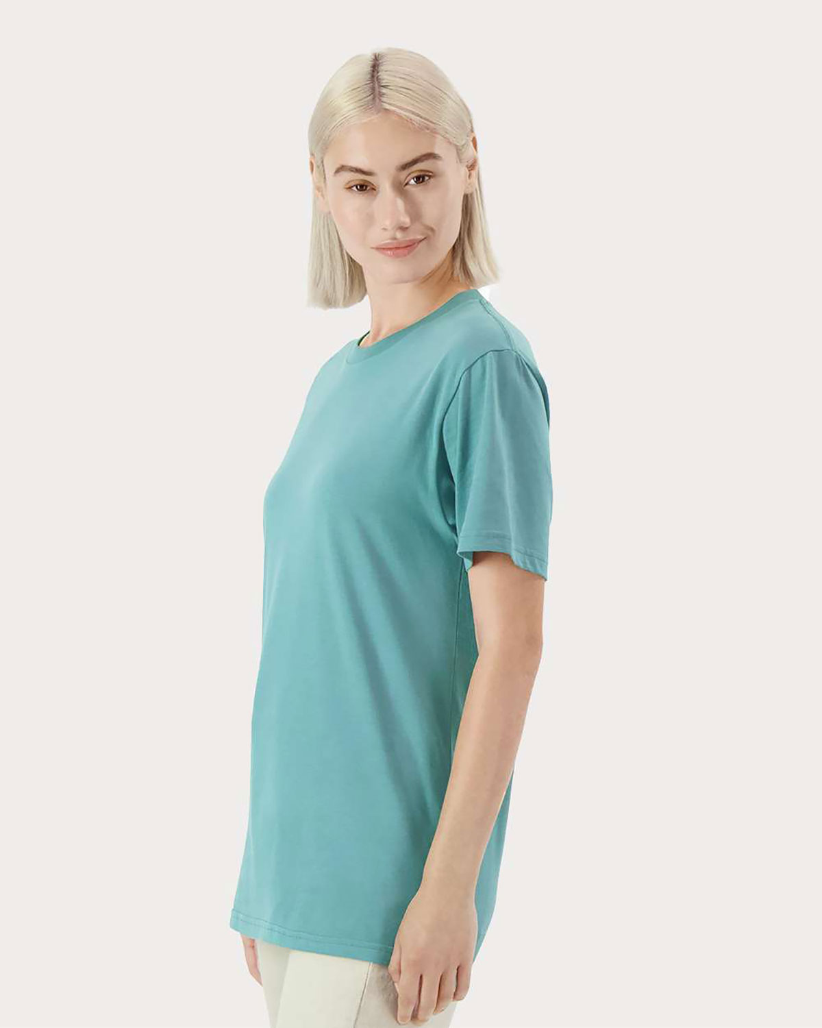 American Apparel 5389 Unisex Sueded Tee view 3