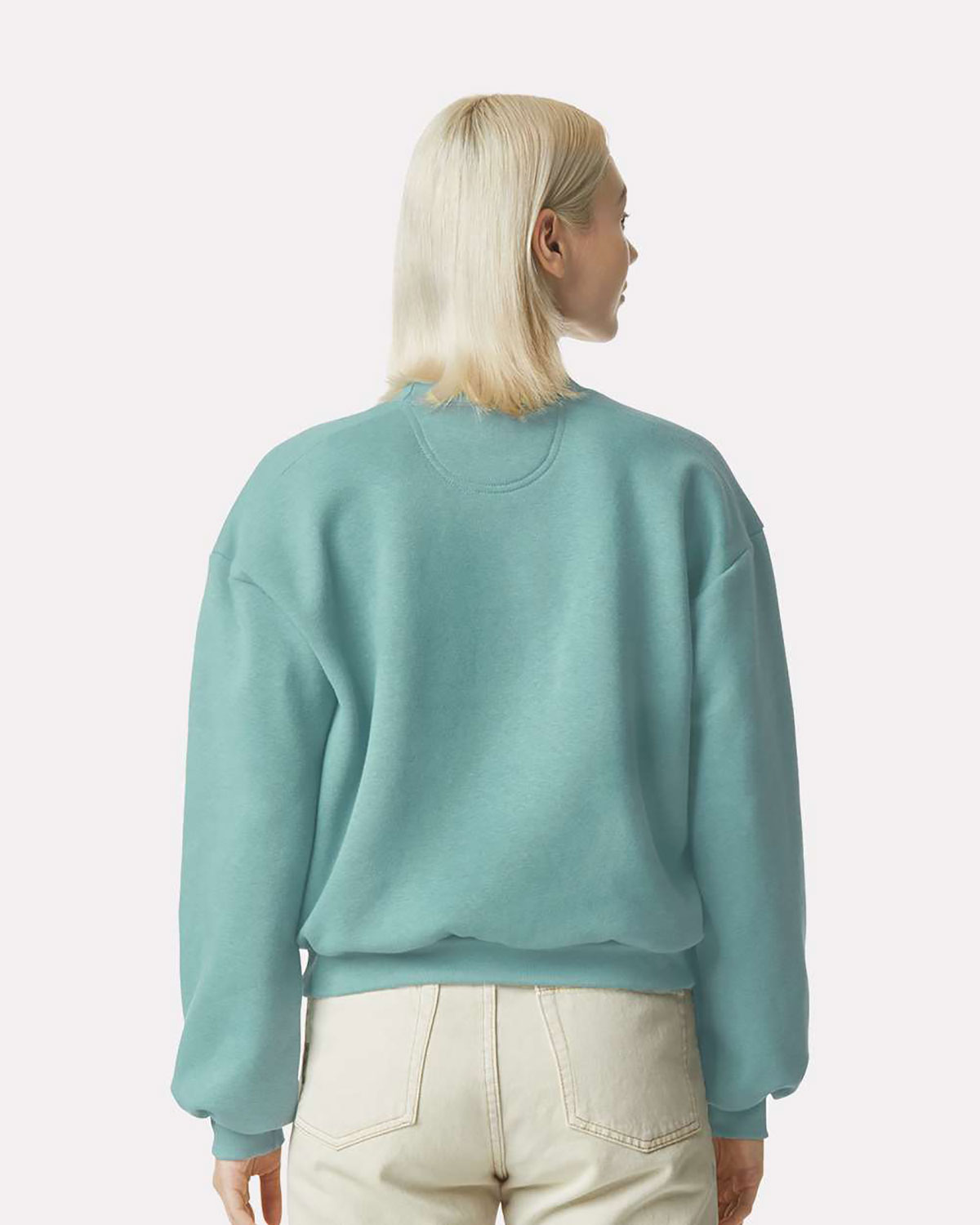 American Apparel RF494 Women's ReFlex Fleece Crewneck Sweatshirt view 2
