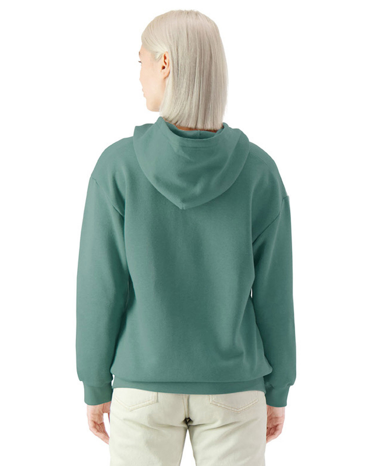 American Apparel RF498 Unisex ReFlex Fleece Hoodie Sweatshirt view 2