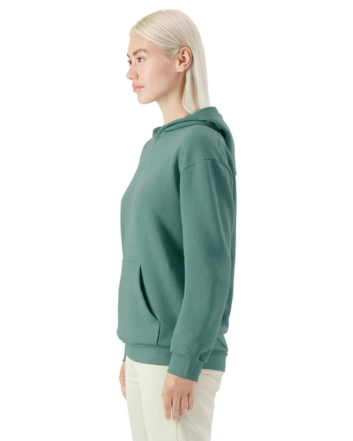 American Apparel RF498 Unisex ReFlex Fleece Hoodie Sweatshirt view 3