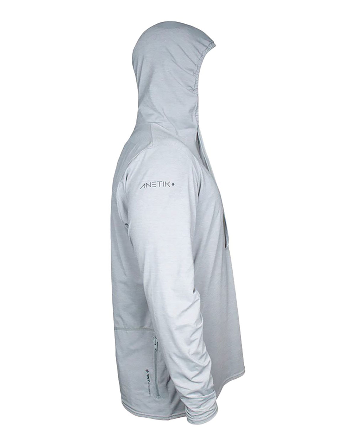 ANETIK MVLPRH8 Men's Low Pro Tech Hooded Long Sleeve T-Shirt view 3
