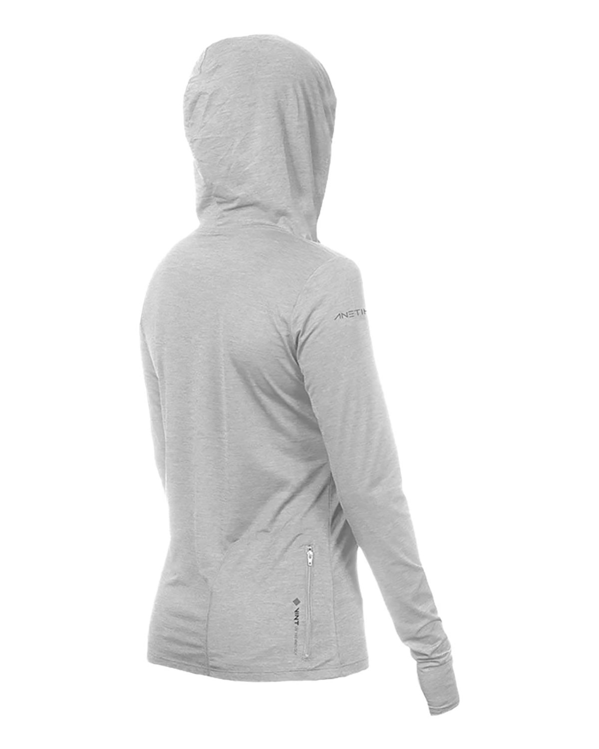 ANETIK WSBRZH0 Women's Breeze Tech Hooded Long Sleeve T-Shirt view 2