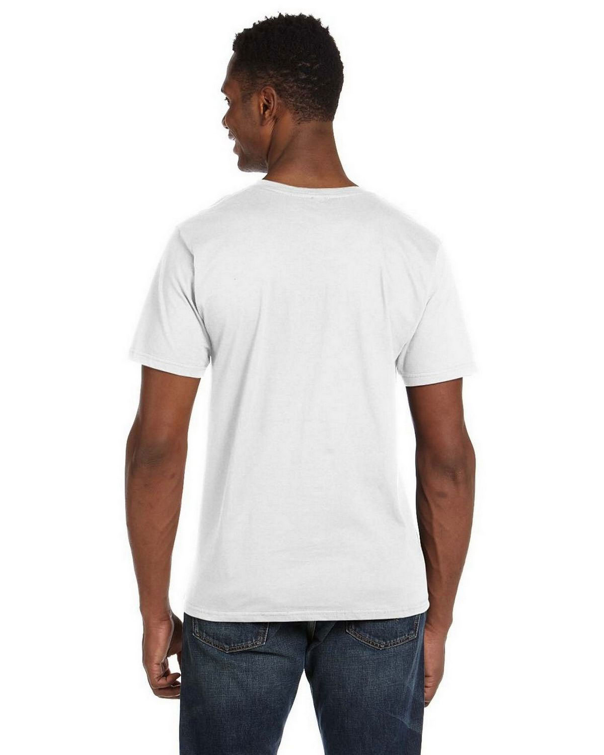 Anvil 982 Men Lightweight V-Neck T-Shirt | GotApparel.com