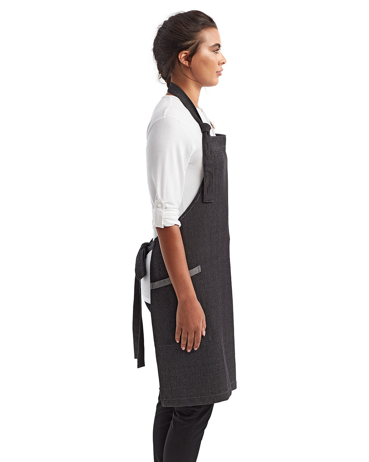 Artisan Collection by Reprime RP122 Regenerate Recycled Bib Apron view 3