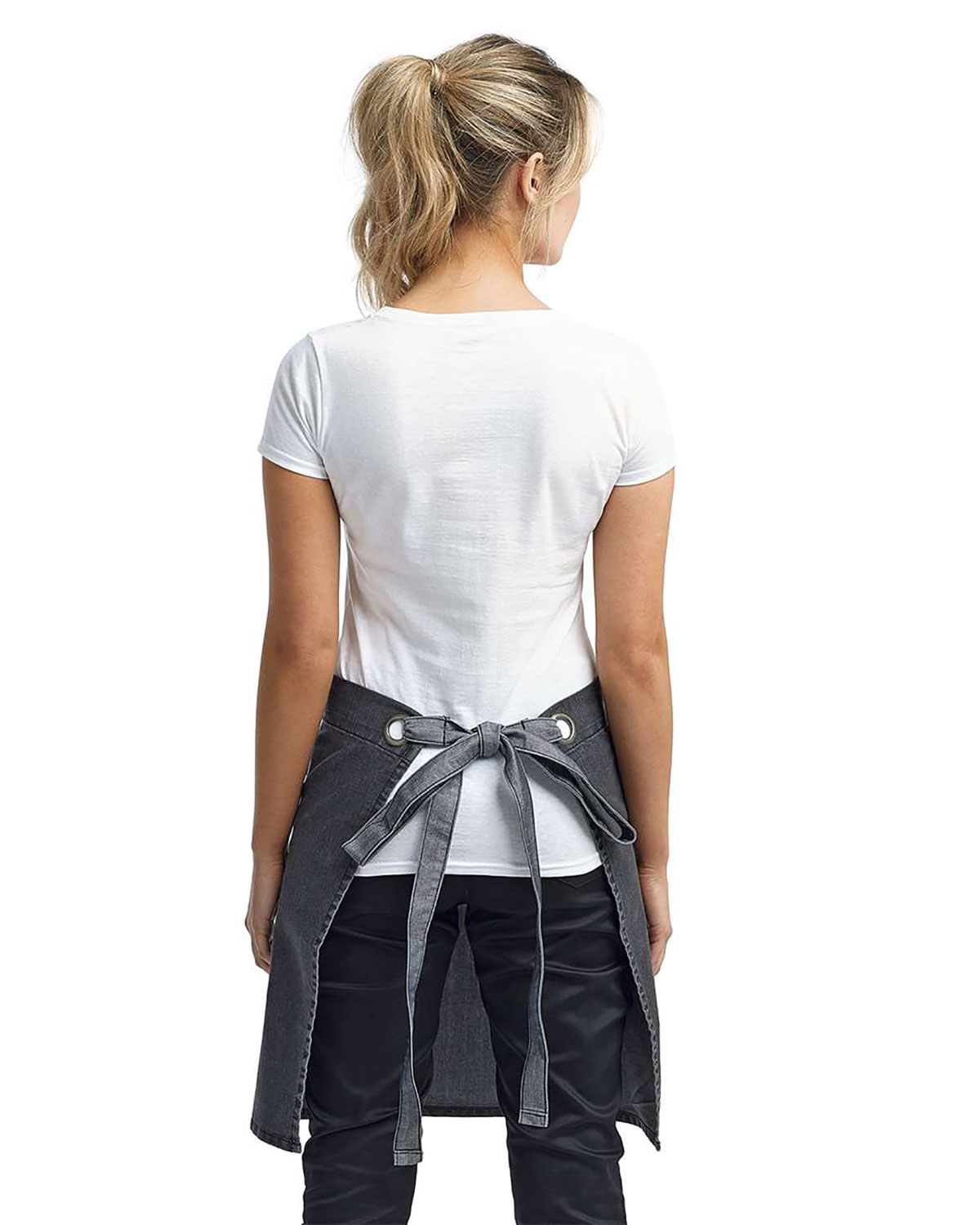 Artisan Collection by Reprime RP128 Domain Contrast Denim Waist Apron view 2