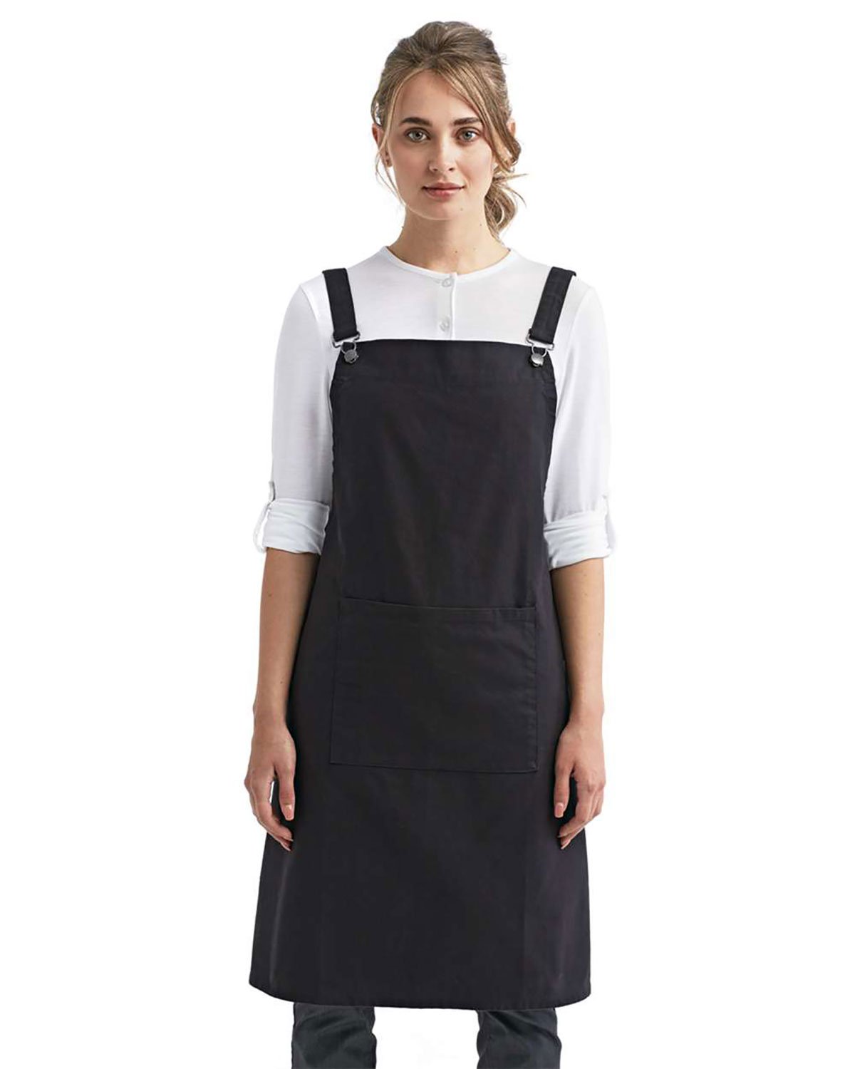 Artisan Collection by Reprime RP129 Cross Back Barista Bib Apron