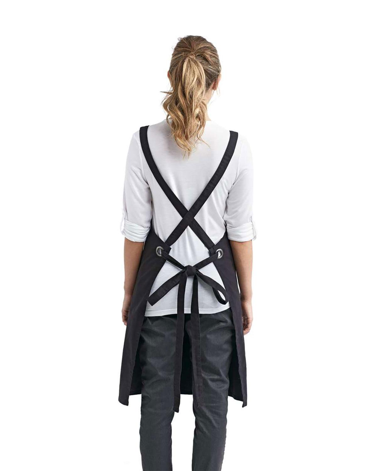 Artisan Collection by Reprime RP129 Cross Back Barista Bib Apron view 2