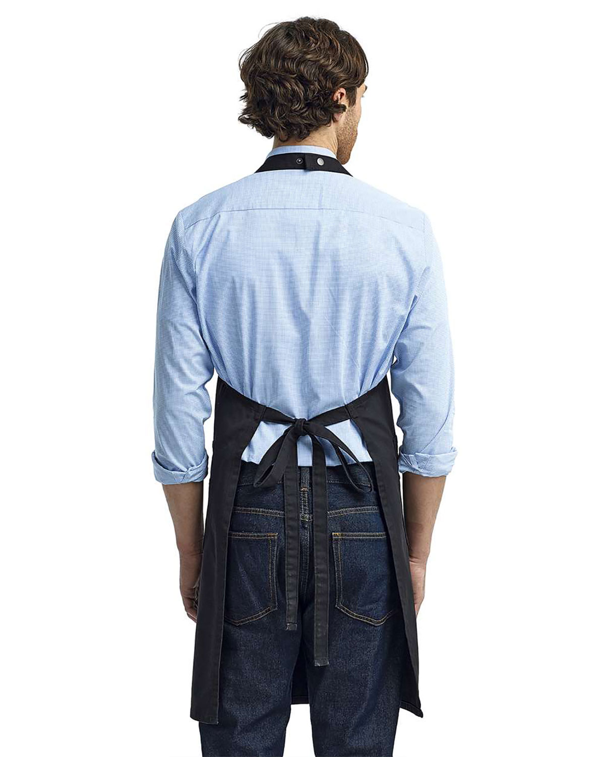 Artisan Collection by Reprime RP132 Chino Bib Apron view 2