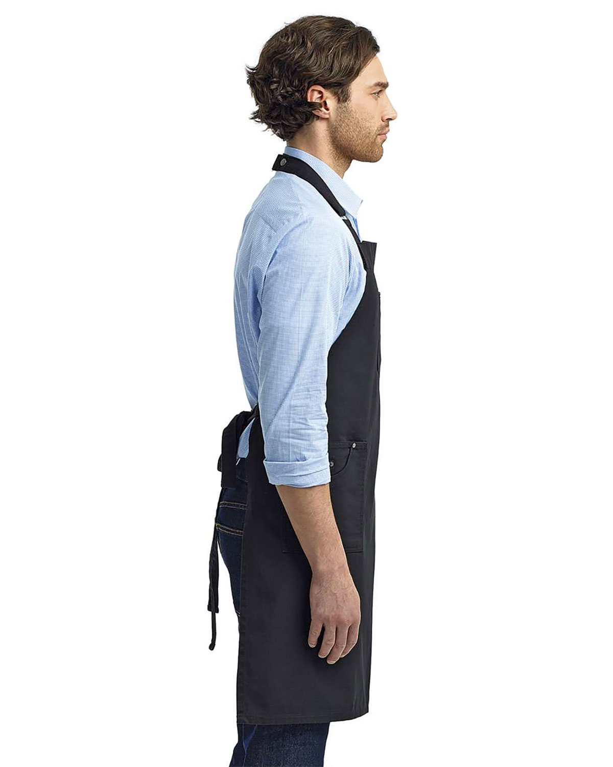 Artisan Collection by Reprime RP132 Chino Bib Apron view 3