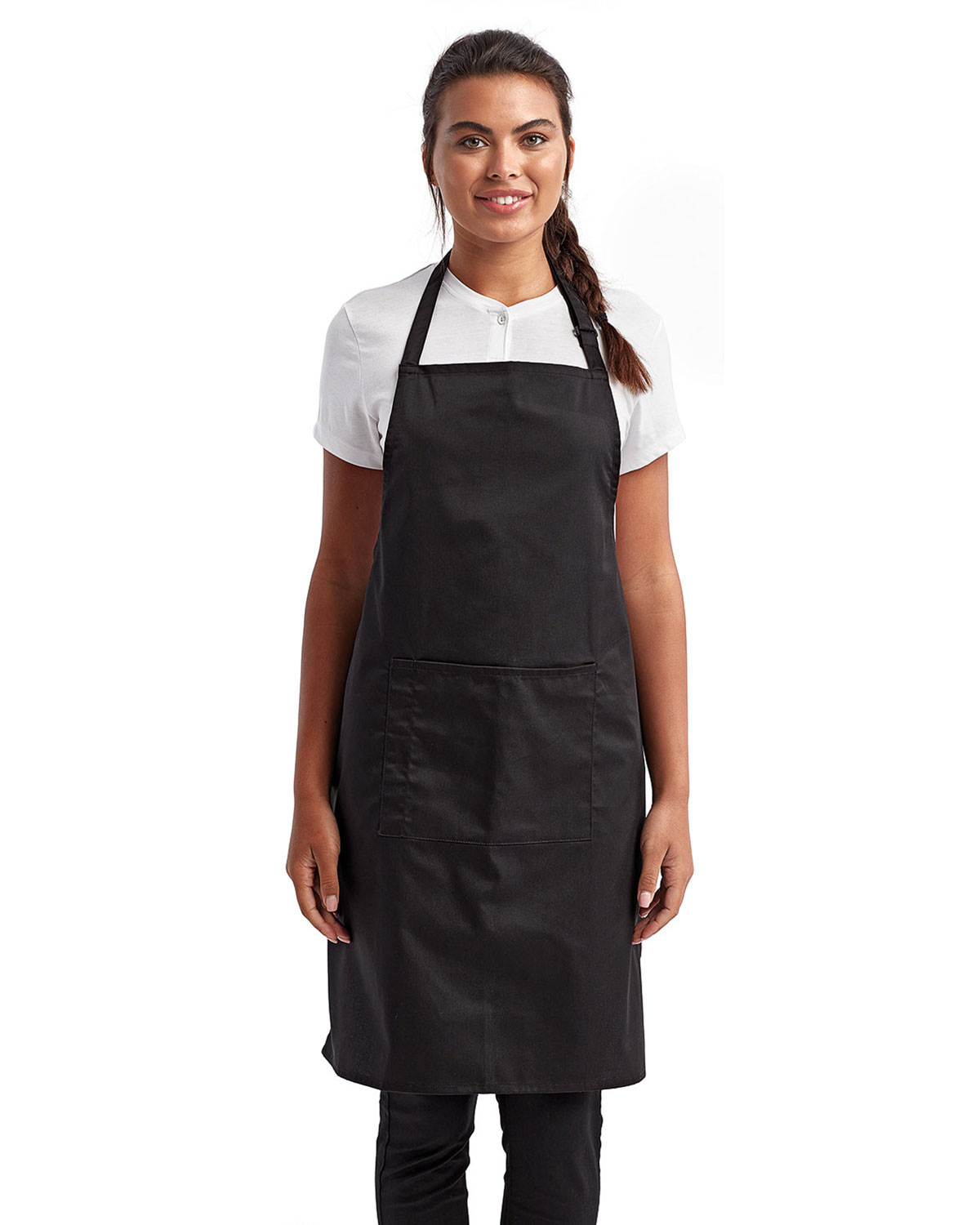Artisan Collection by Reprime RP154 Recycled Pocket Bib Apron