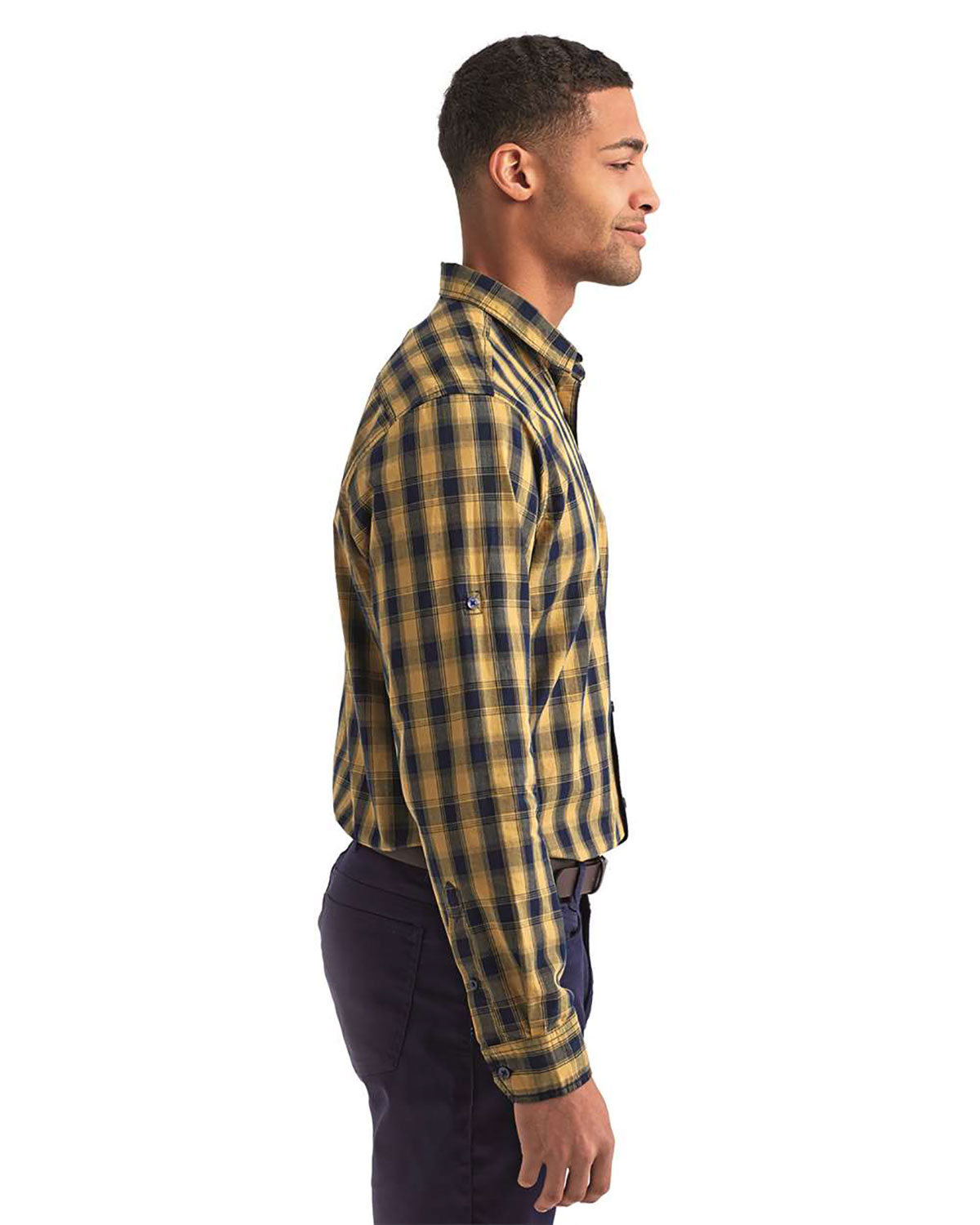 Artisan Collection by Reprime RP250 Men's Mulligan Check Cotton Shirt view 3
