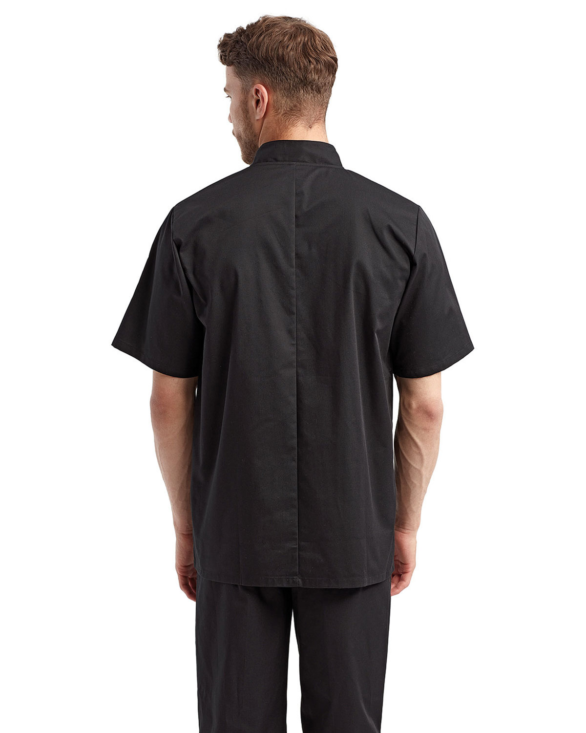 Artisan Collection by Reprime RP656 Unisex Short Sleeve Recycled Chef Coat view 2