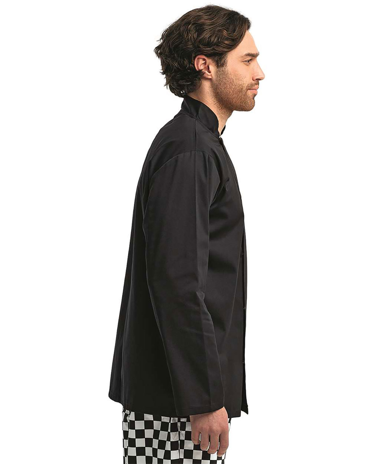 Artisan Collection by Reprime RP665 Unisex Ten Studded Front Chef Coat view 3