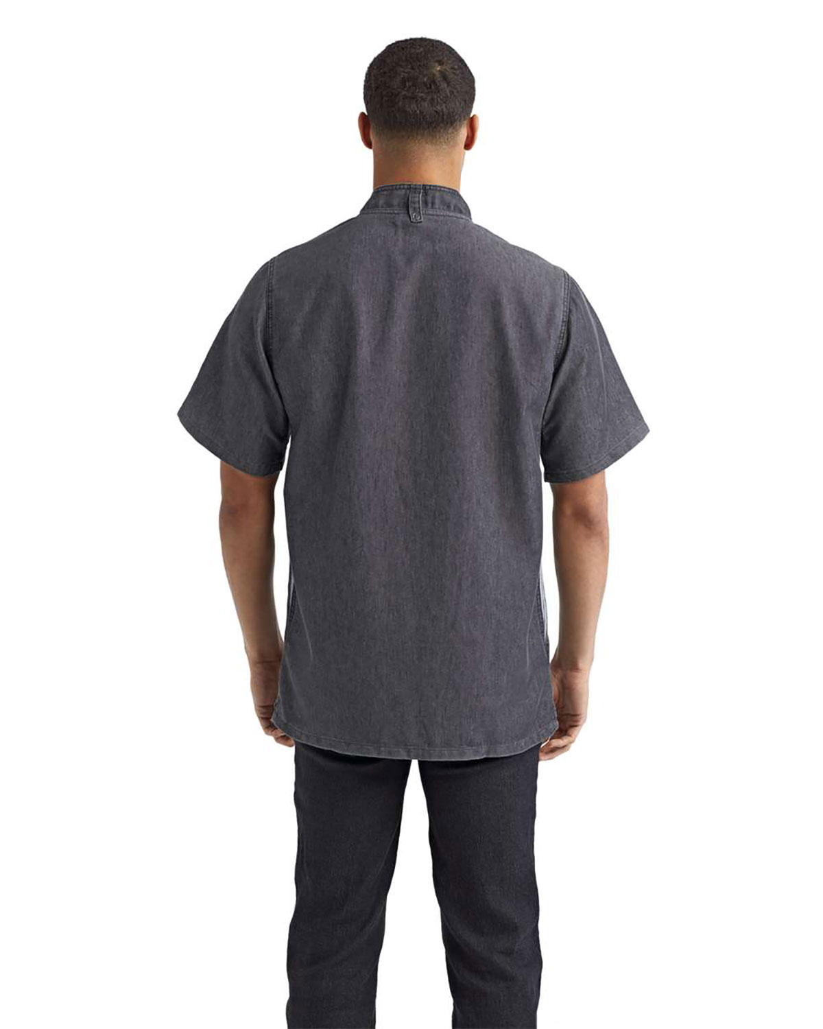 Artisan Collection by Reprime RP906 Unisex Zip-Close Short Sleeve Chef's Coat view 2