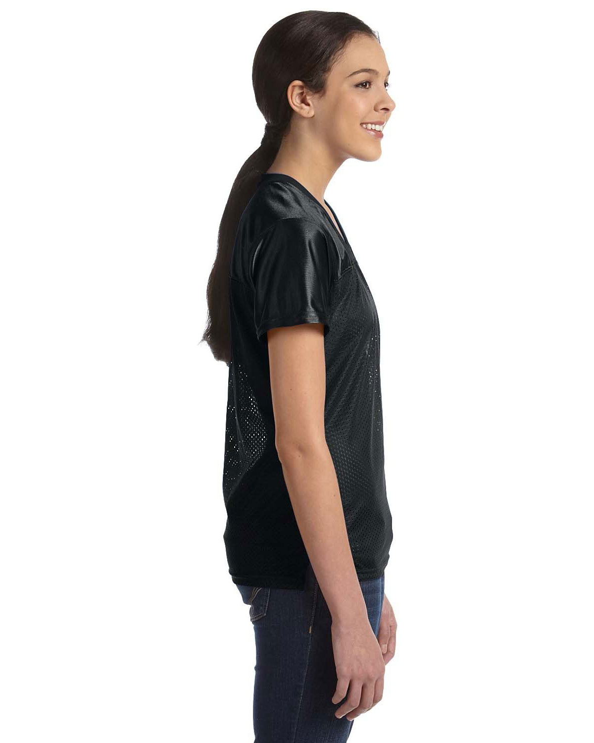 Augusta Sportswear 250 Women's Junior Fit Stadium Replica Football Jersey view 3