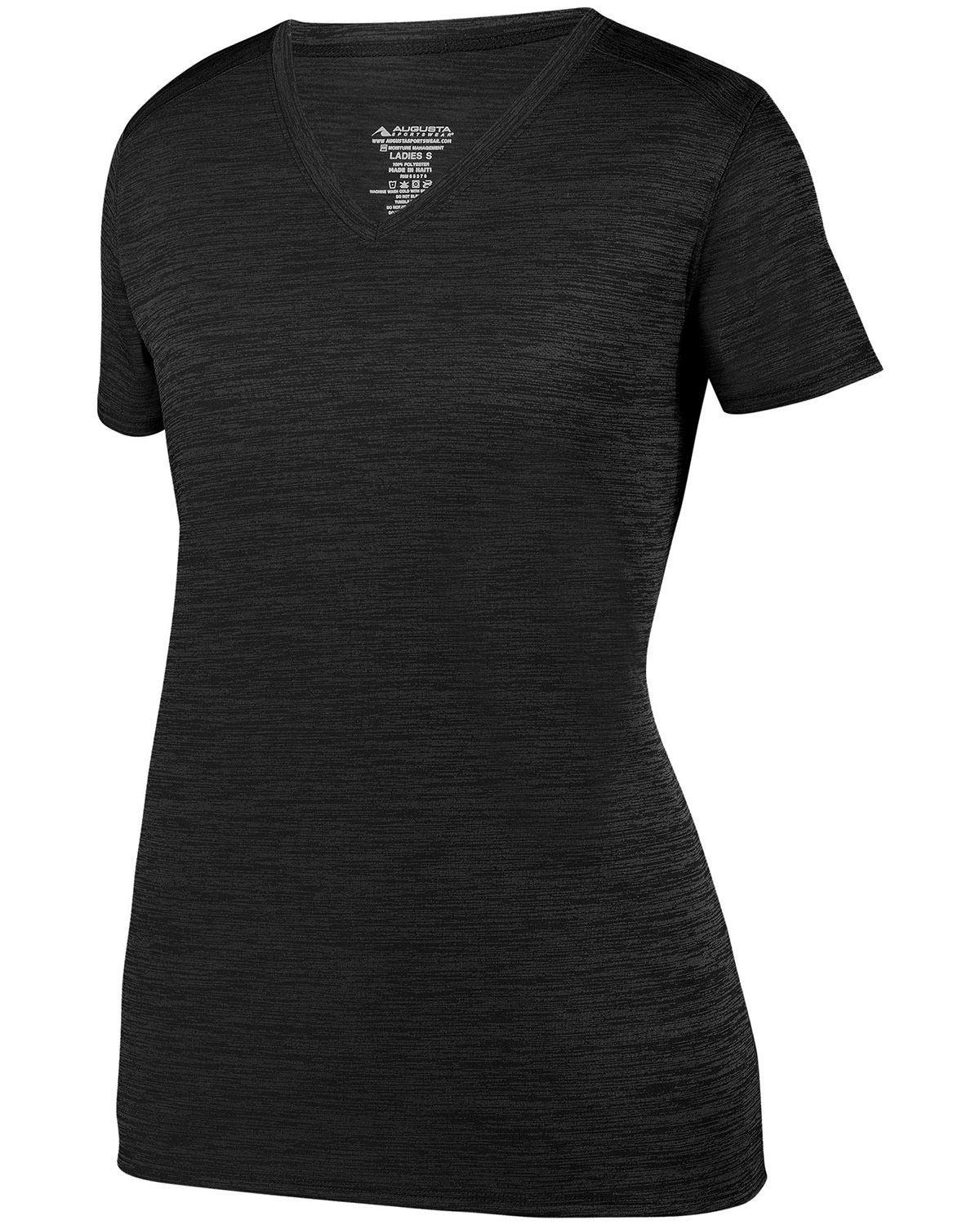 Augusta Sportswear 2902 Women's Shadow Tonal Heather Training V-Neck T-Shirt