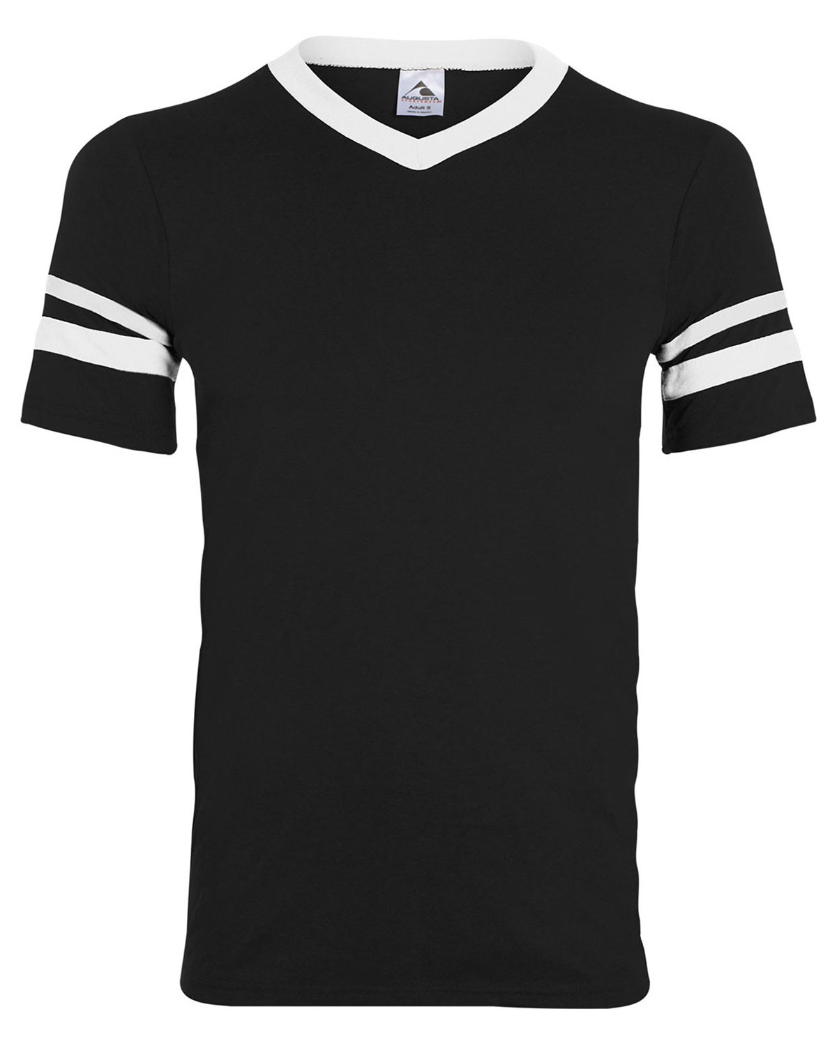 Augusta Sportswear 361 Youth V-Neck Jersey with Striped Sleeves