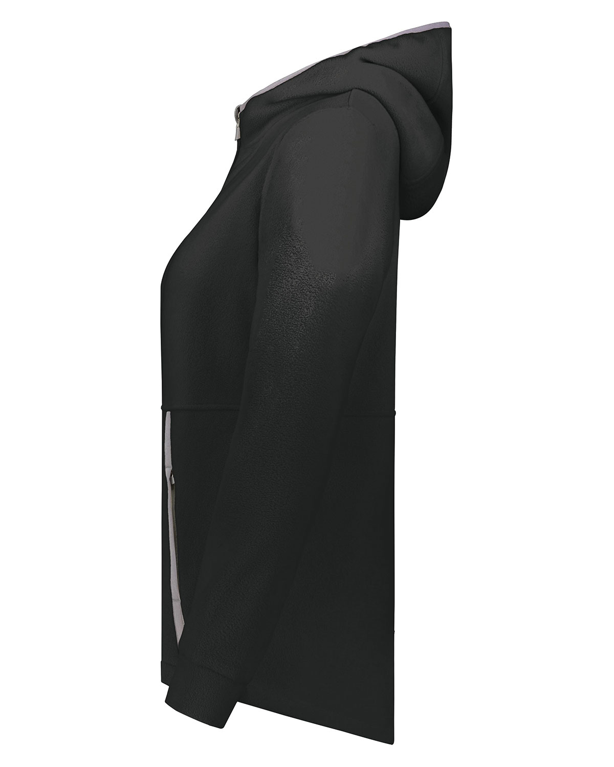Augusta Sportswear 6860 Women's Eco Revive� Polar Fleece Hooded Full-Zip Jacket view 3
