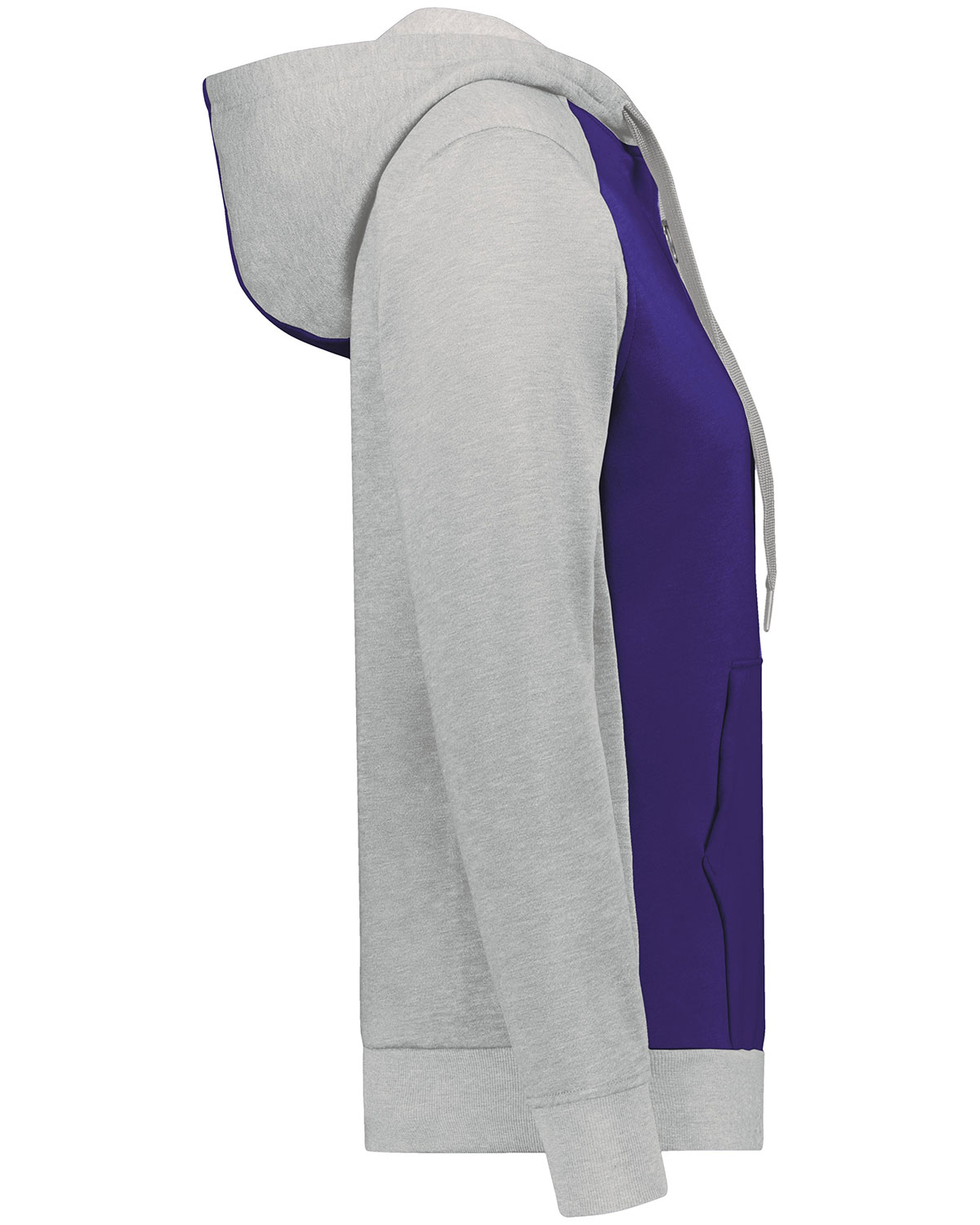 Augusta Sportswear 6901 Women's Eco Revive� Three-Season Triblend Fleece Full-Zip Hooded Sweatshirt view 3