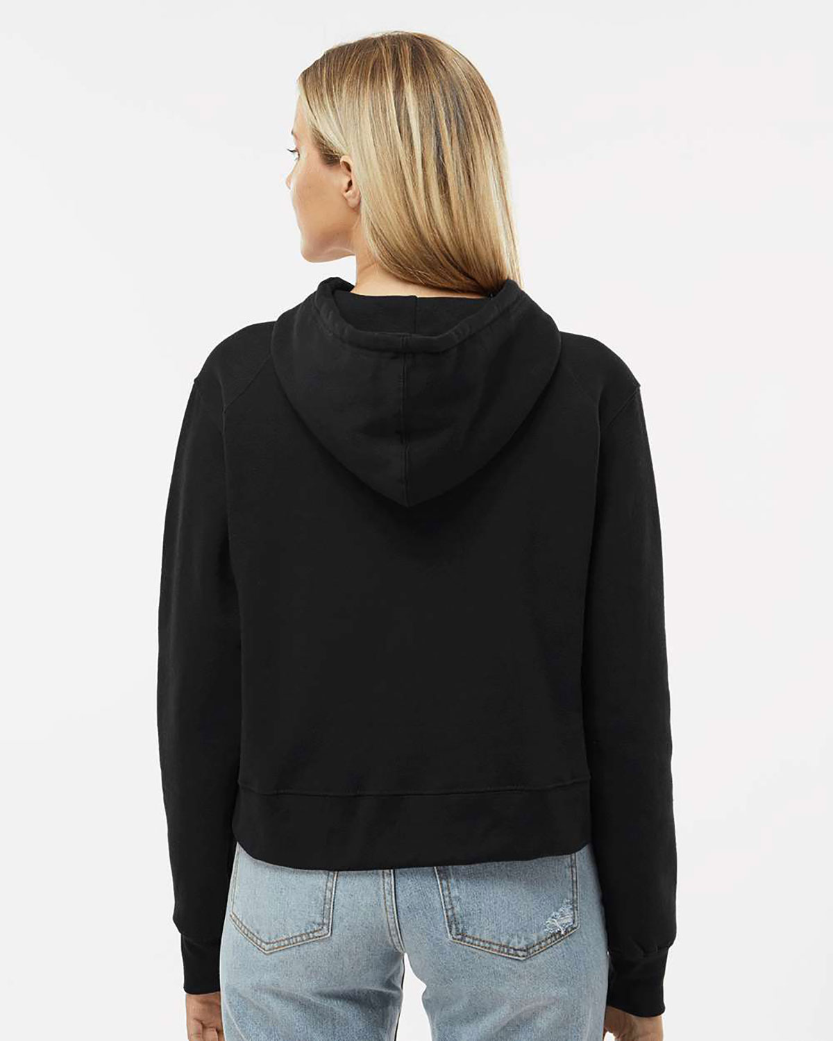 Badger 1261 Women's Crop Hooded Sweatshirt view 2