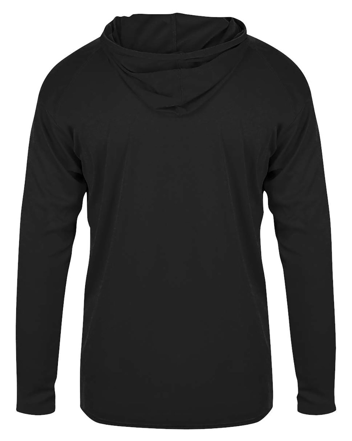 Badger 2105 Youth B-Core Long Sleeve Hooded T-Shirt view 2