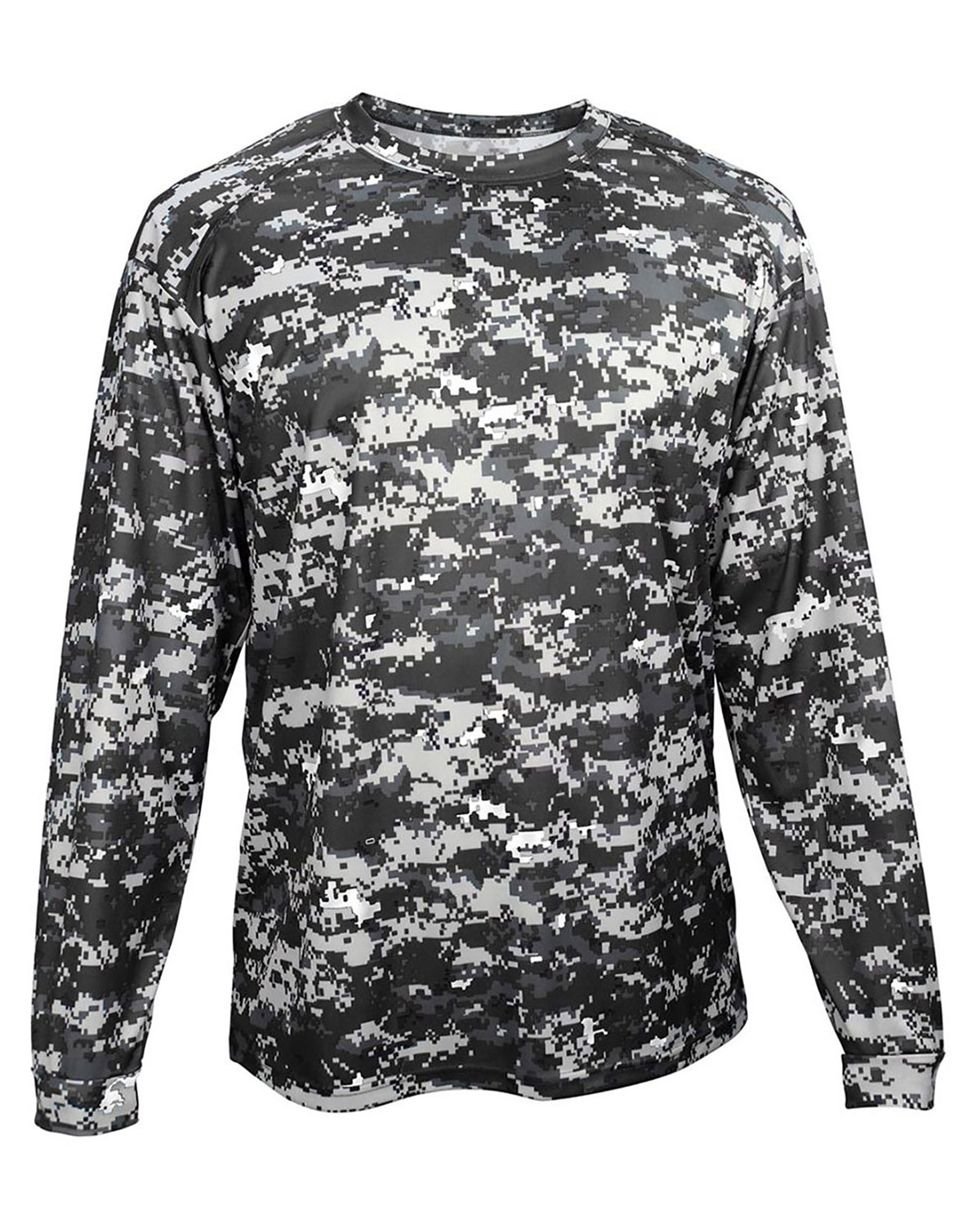 Badger 2184 Youth Digital Camo Long Sleeve T-Shirt