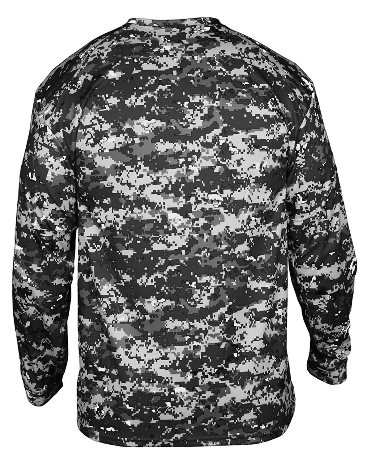 Badger 2184 Youth Digital Camo Long Sleeve T-Shirt view 2