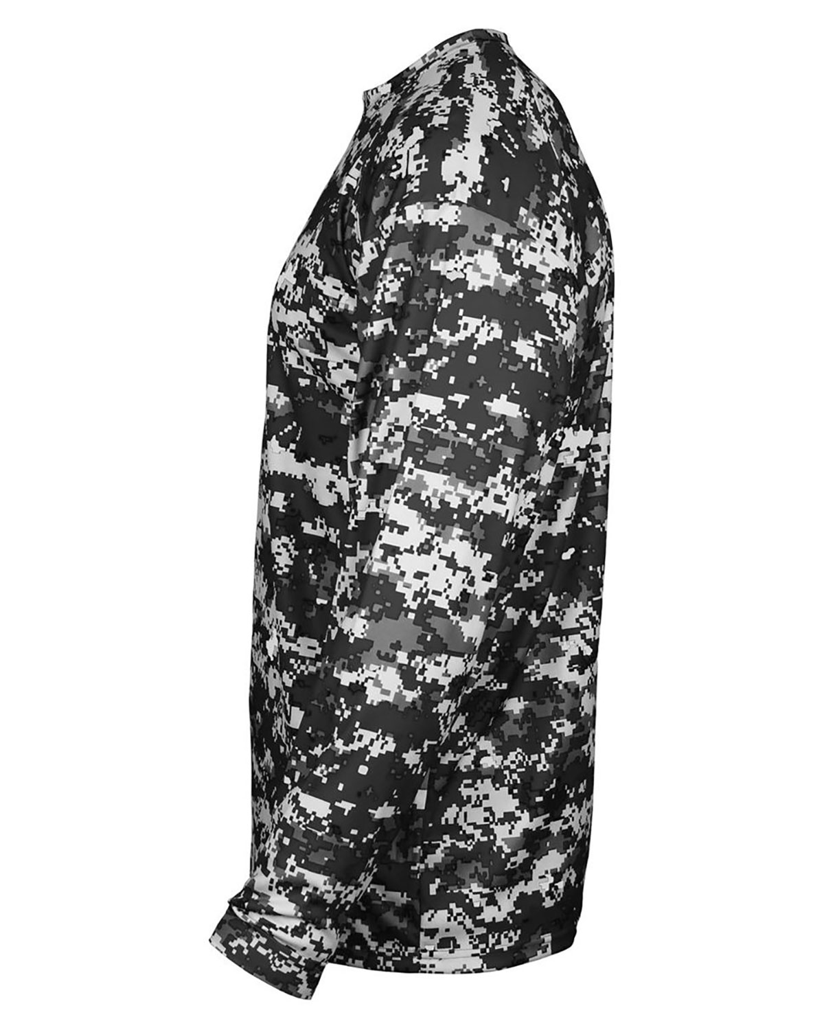 Badger 2184 Youth Digital Camo Long Sleeve T-Shirt view 3
