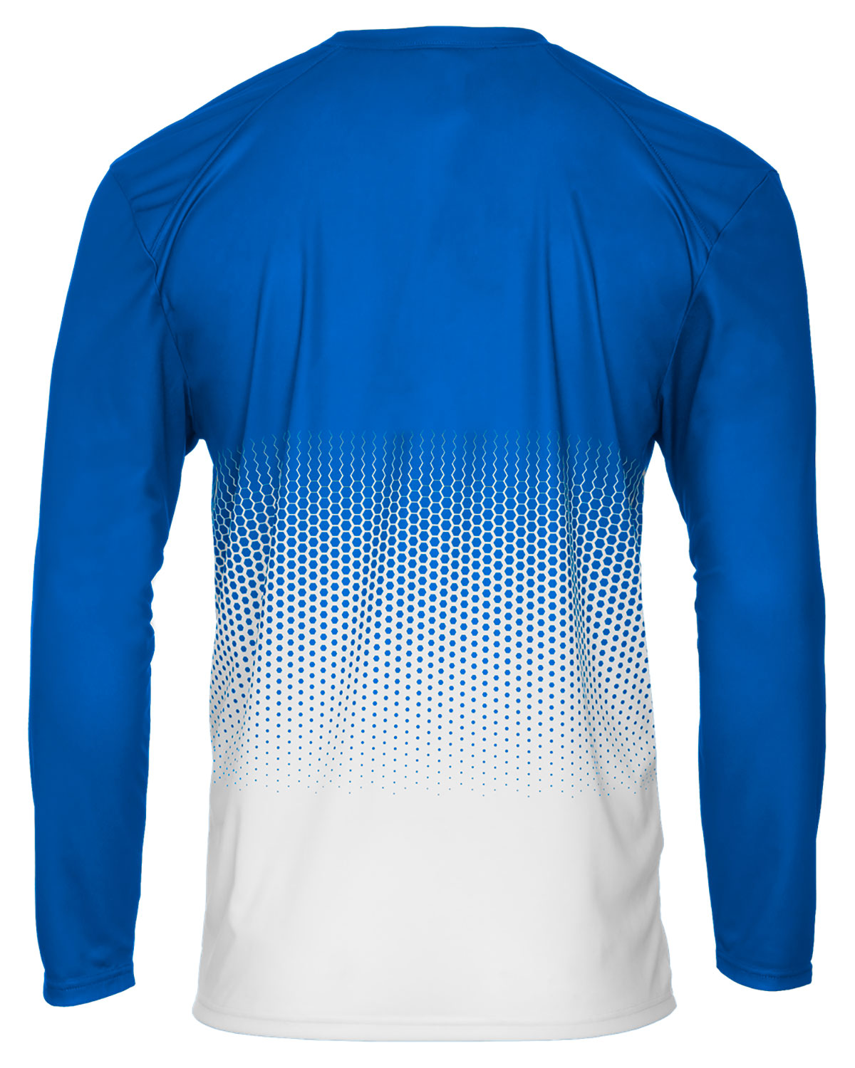 Badger 2224 Youth Hex 2.0 Long Sleeve T-Shirt view 2