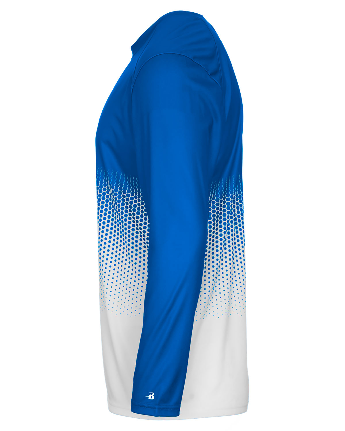 Badger 2224 Youth Hex 2.0 Long Sleeve T-Shirt view 3