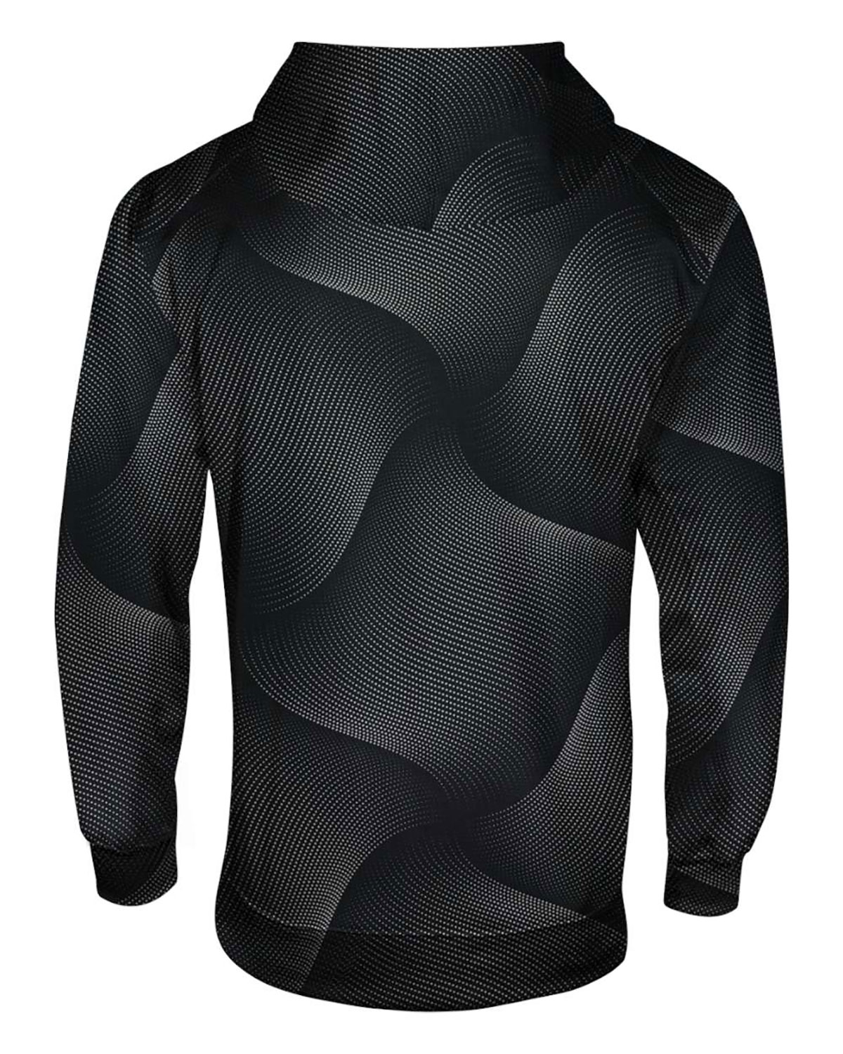 Badger 2413 Youth Warp Hooded Long Sleeve T-Shirt view 2
