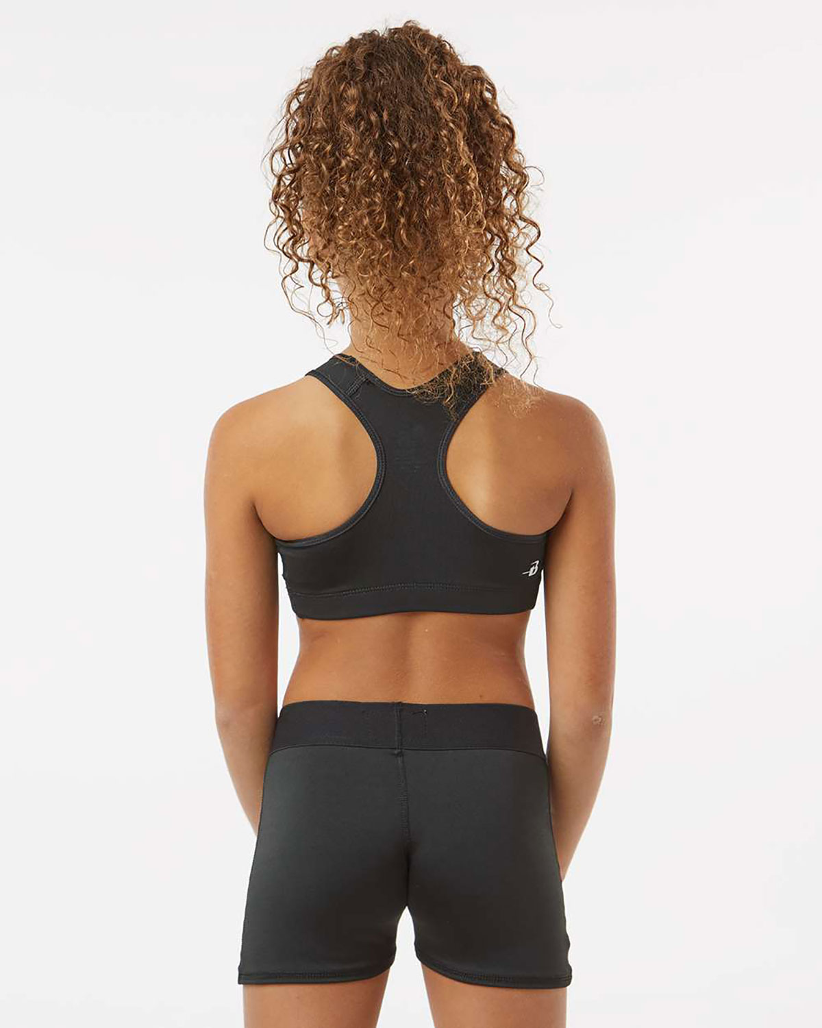 Badger 2629 Girls' Pro-Compression Shorts view 2
