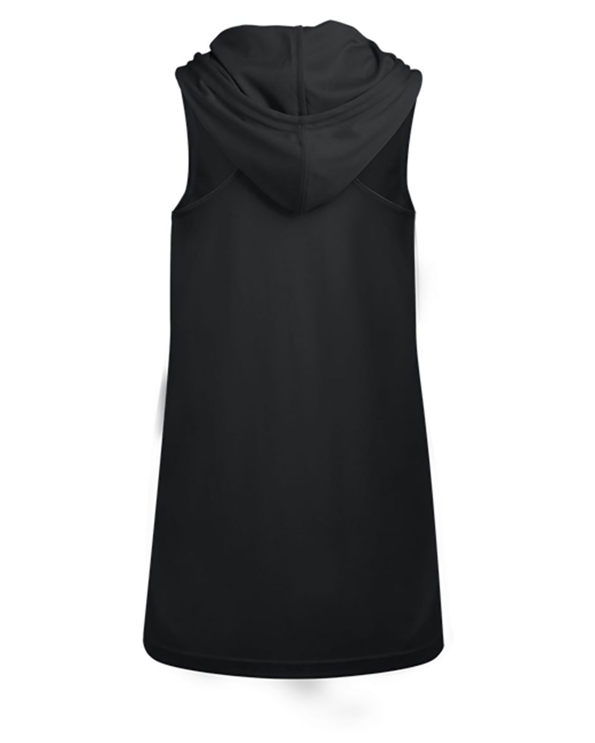 Badger 4111 Women's B-Core Racerback Hooded Tank Top view 2