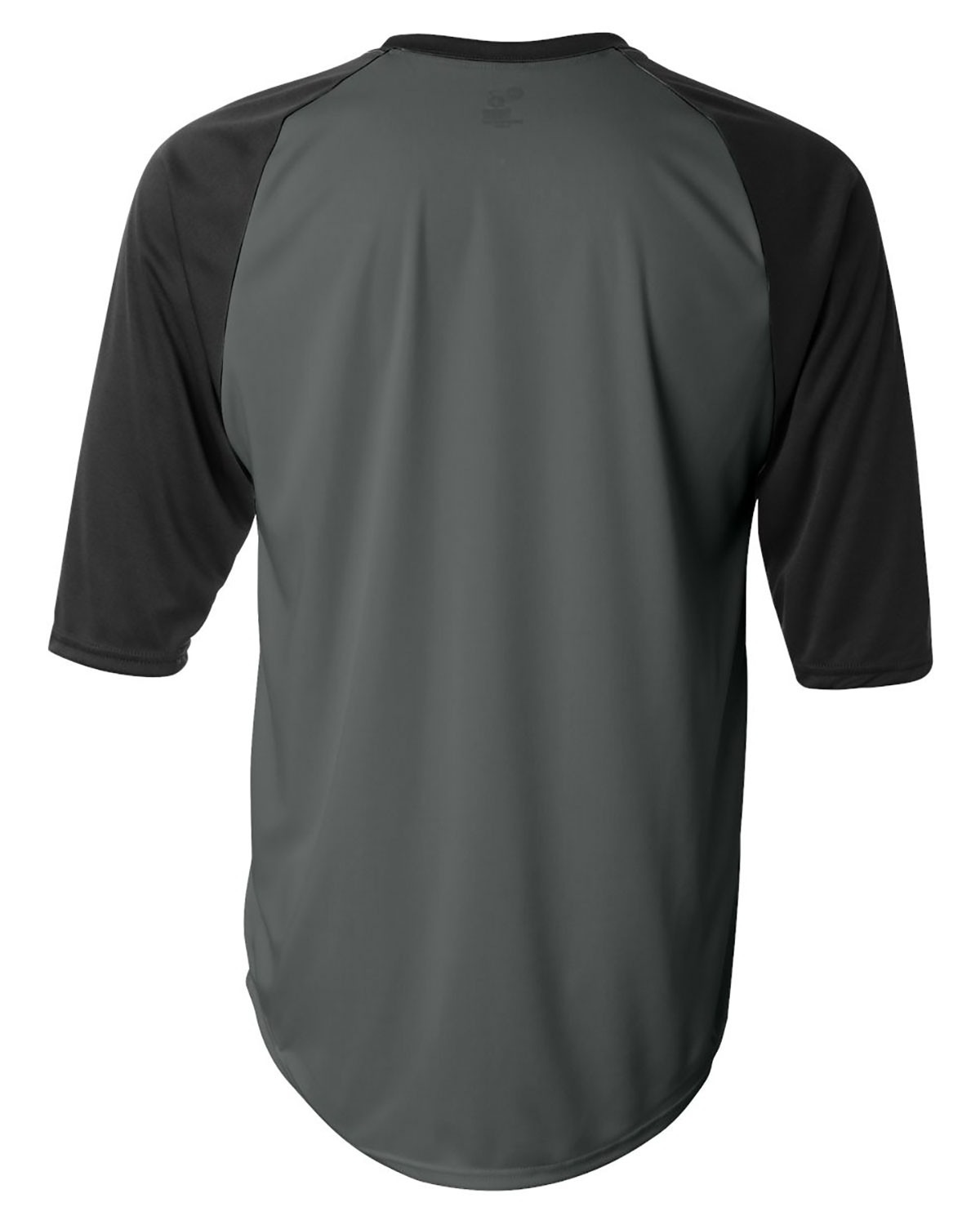 Badger 4133 Men's B-Core Three-Quarter Sleeve Baseball T-Shirt view 2