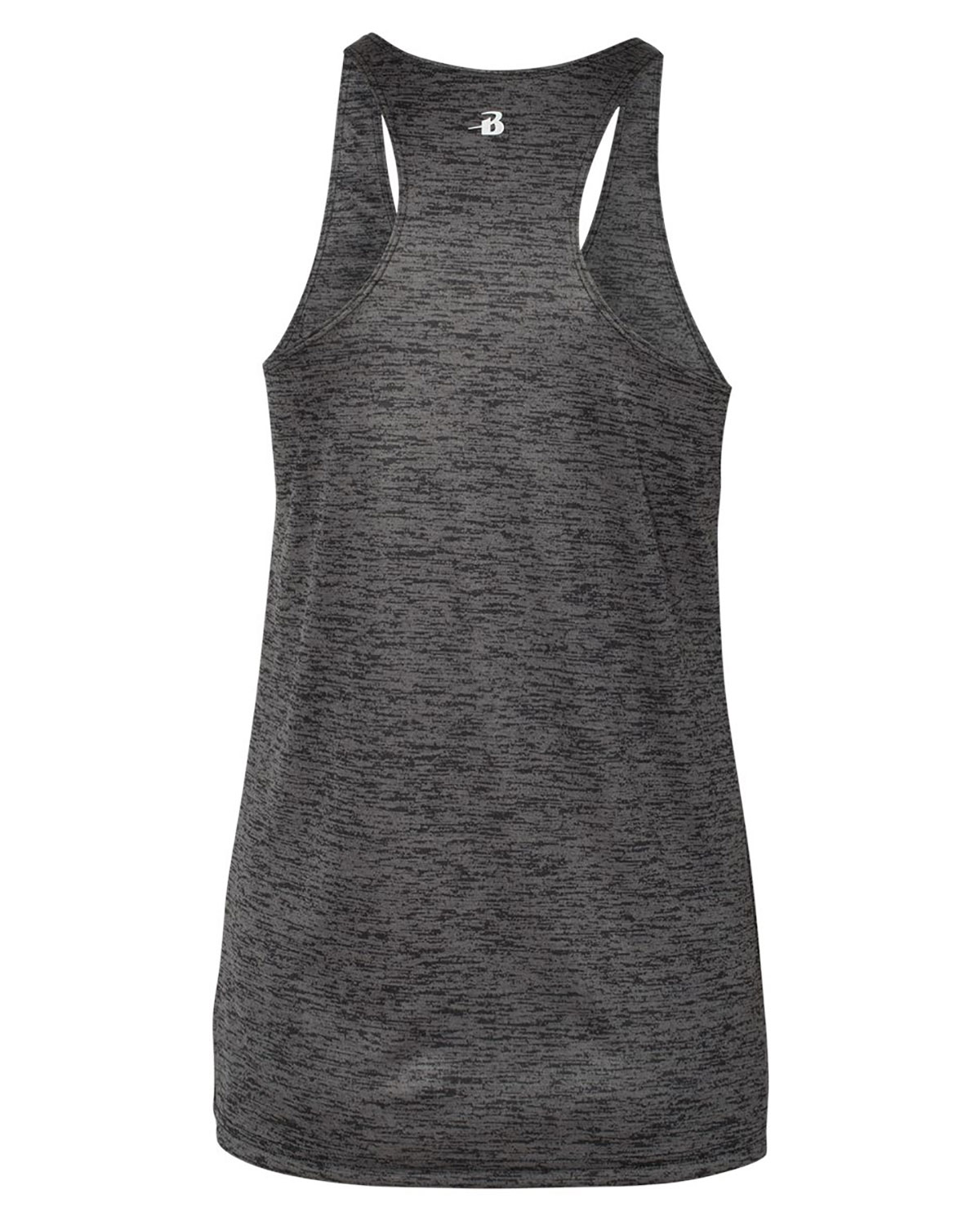 Badger 4161 Women's Tonal Blend Racerback Tank Top view 2