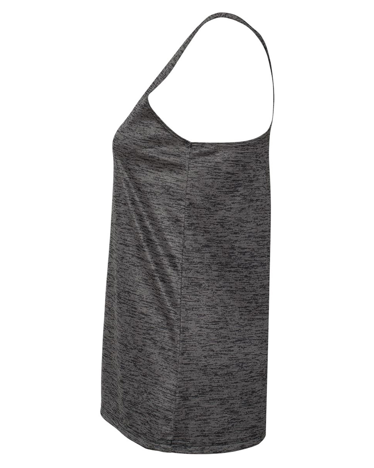 Badger 4161 Women's Tonal Blend Racerback Tank Top view 3
