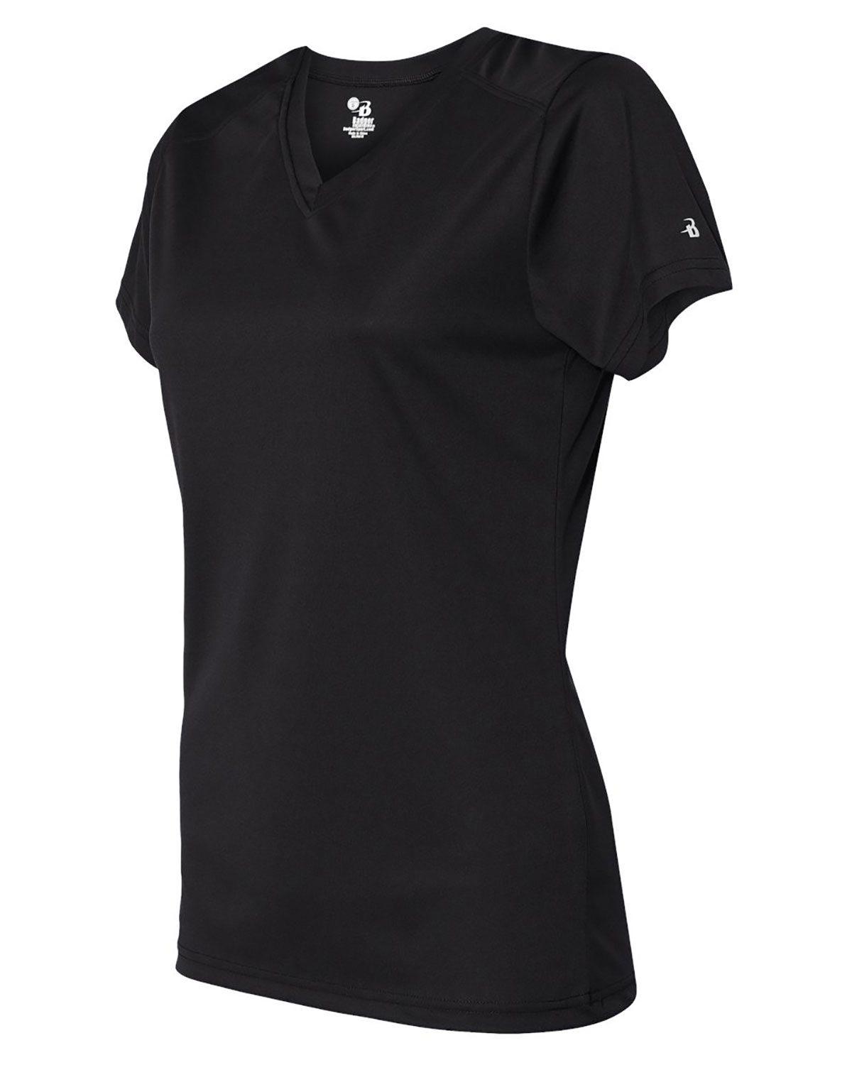 Badger 4162 Women�s B-Core V-Neck T-Shirt view 3