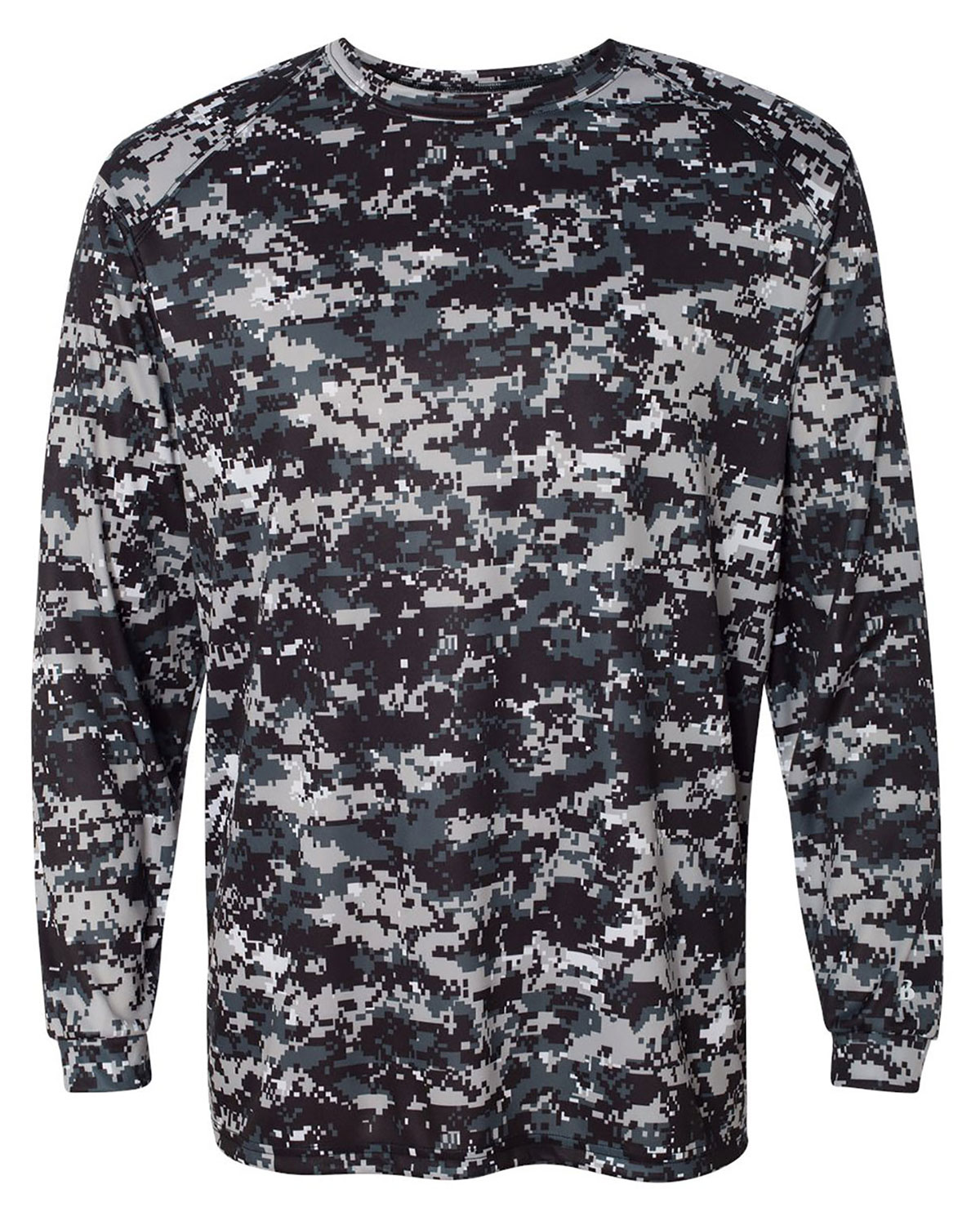 Badger 4184 Men's Digital Camo Long Sleeve T-Shirt